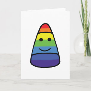 Carte Bonbons au maïs heureux