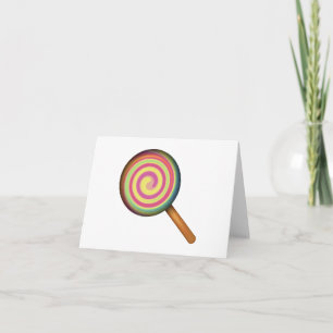 Carte Bonbons Lollipop - Emoji