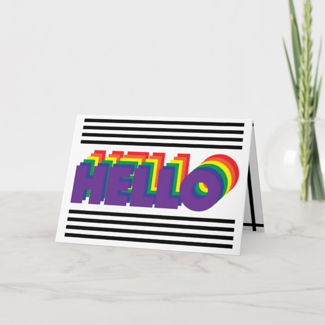 CARTE BONJOUR (Devant)