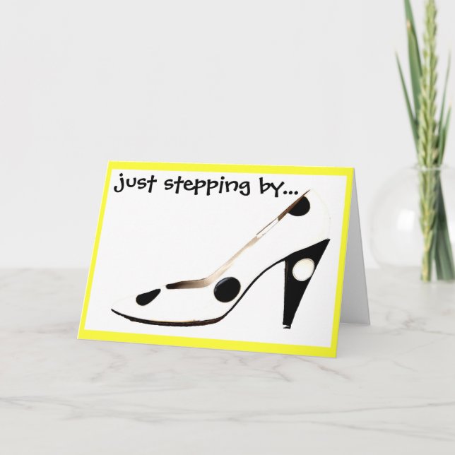 Carte Bonjour à Good Friends Shoe Fan (Devant)
