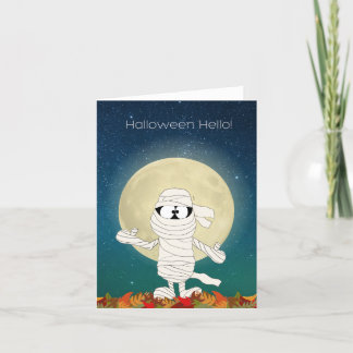 Carte Bonjour Halloween
