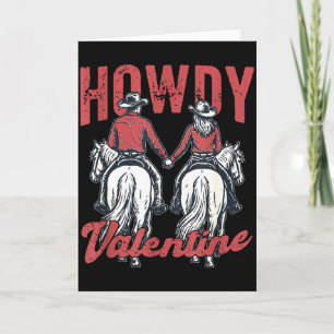 Carte Bonjour Saint-Valentin Couple Amour Occidental Rét