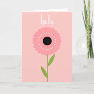 Carte Bonjour simple
