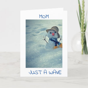 CARTE BONJOUR SUR VOTRE **CARTE D'ANNIVERSAIRE DE MÈRE**
