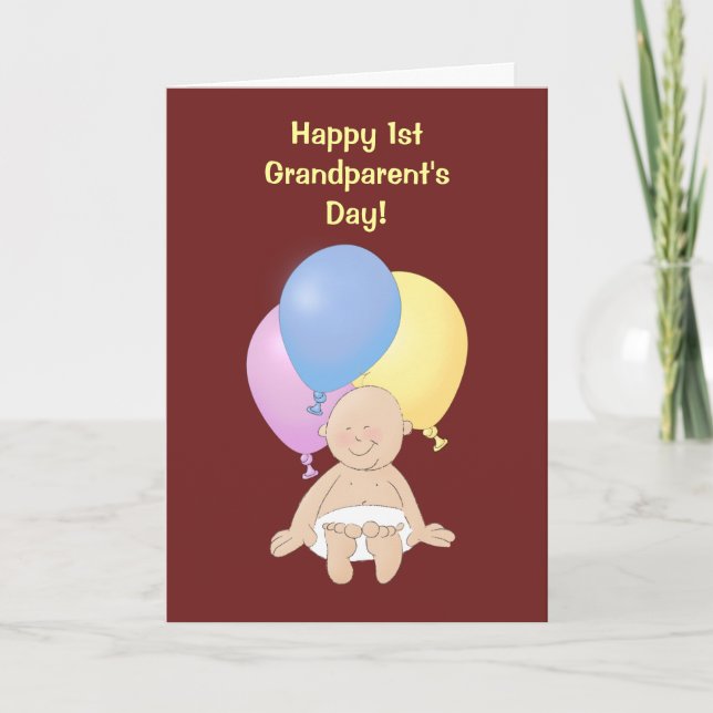 Carte Bonne 1ère Fête des Grands-Parents ! (Devant)