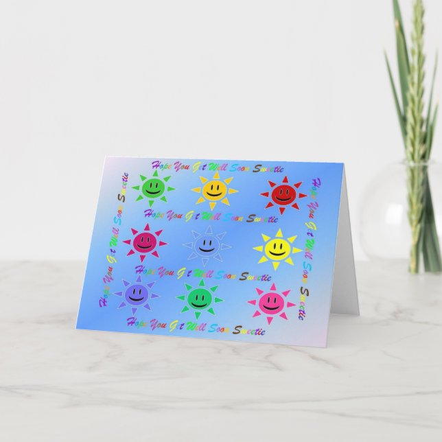 Carte Bonne amélioration bientôt Sweetie Card (Devant)