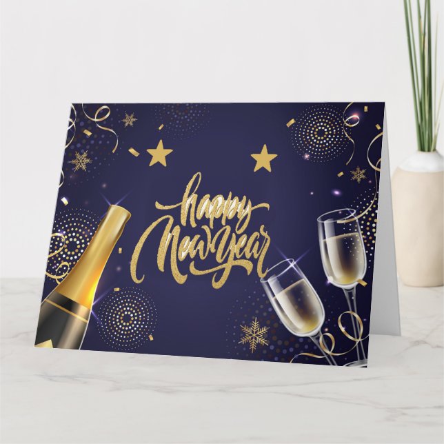 Carte Bonne année  (Devant)