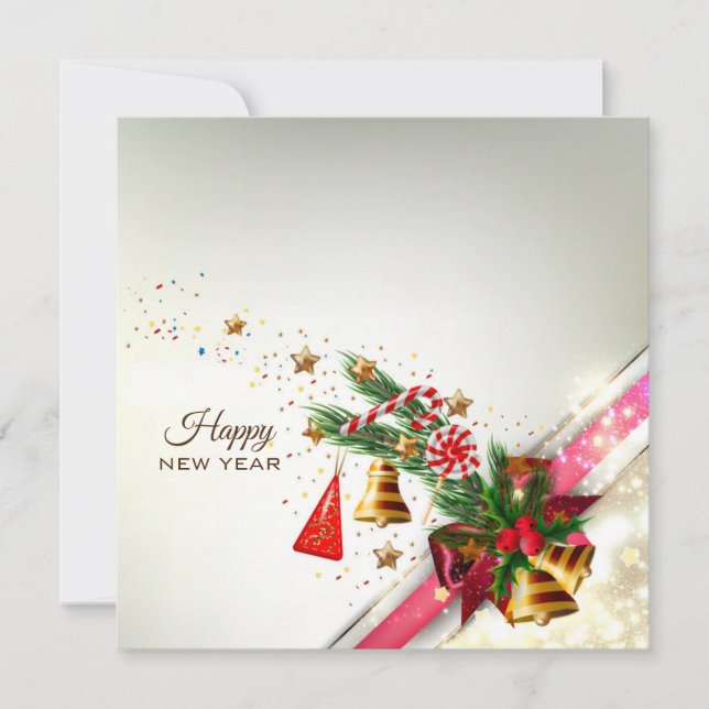 Carte Bonne année (Devant)