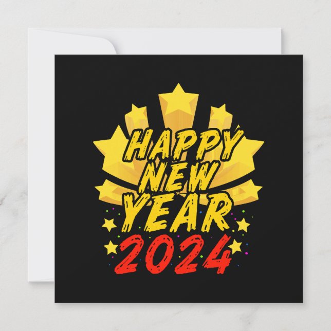 Carte Bonne année 2024 (Devant)