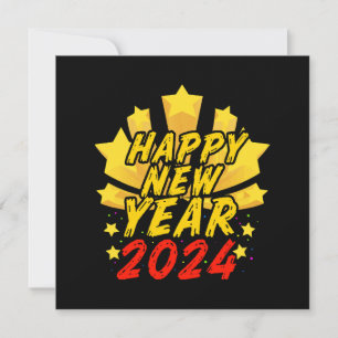 Carte Bonne année 2024 