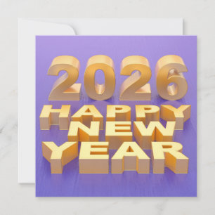 Carte Bonne année 2026