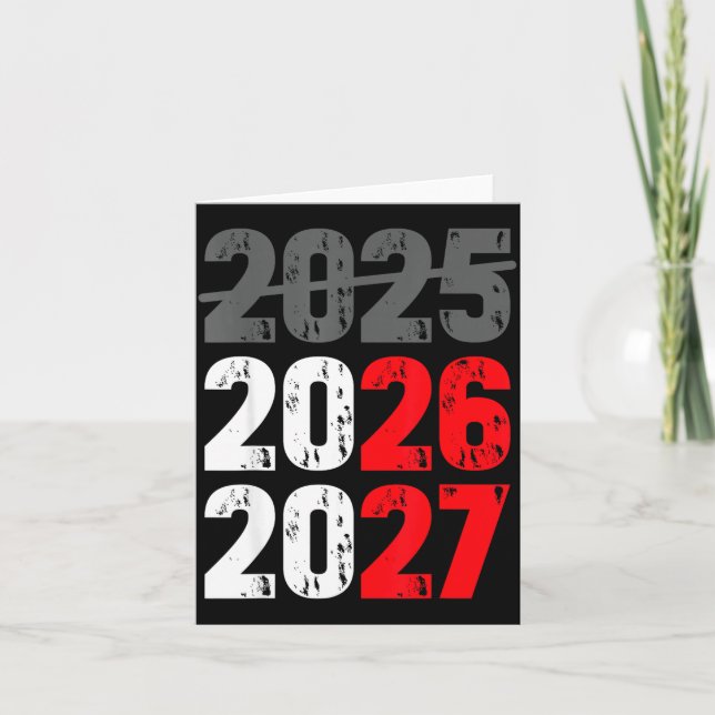 Carte Bonne année 2026 à venir bientôt 2027 Drôle 67 Mem (Devant)