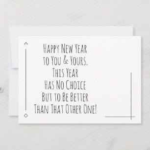 Carte Bonne année mieux que l'autre