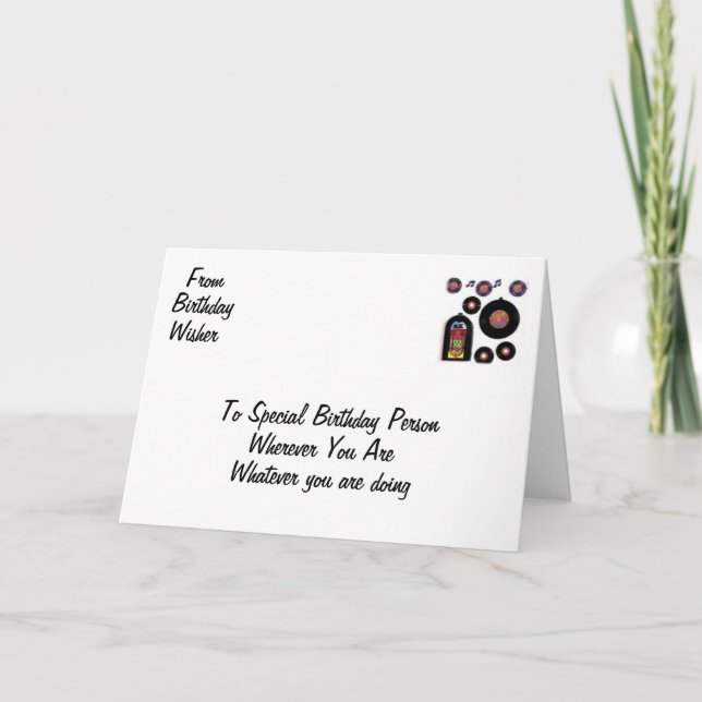 CARTE BONNE ANNIVERSAIRE (Devant)