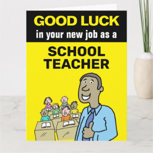 Carte Bonne chance dans votre nouveau travail en tant qu