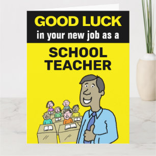 Carte Bonne chance dans votre nouveau travail en tant qu