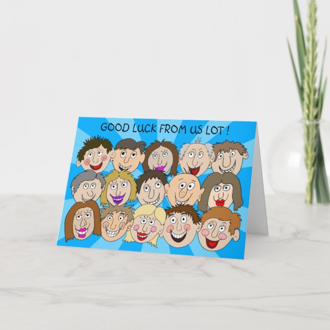 Carte Bonne Chance De Nous Lot (Devant)
