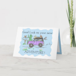 Carte Bonne chance pour le bonheur futur