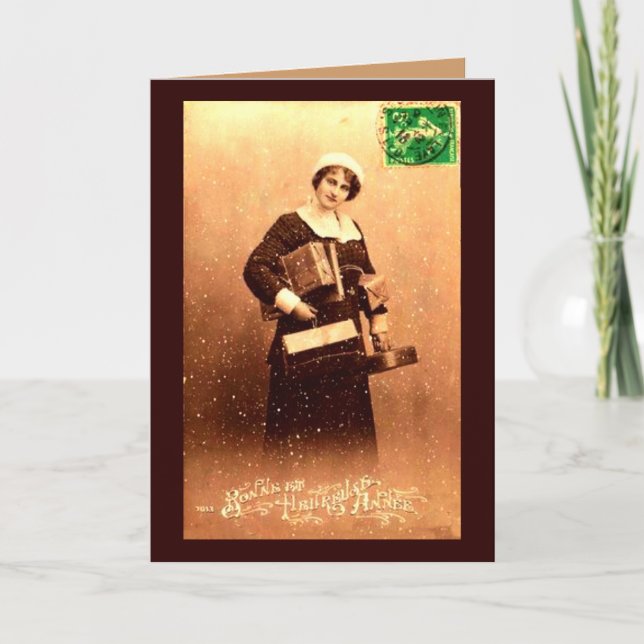 Carte Bonne et Heureuse Annee (Devant)