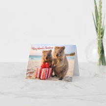 Bonne famille Quokka - Joyeux Noël