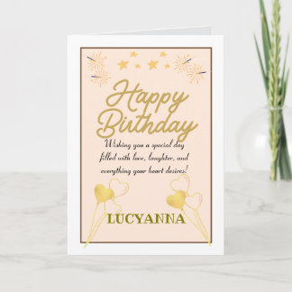 Carte Bonne fête d'anniversaire