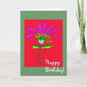 Carte Bonne fête d'anniversaire