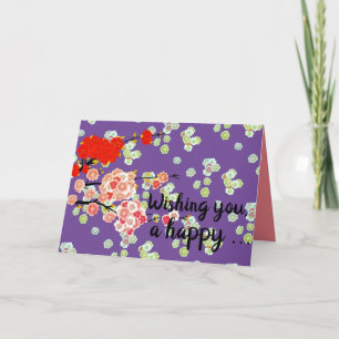 Carte Bonne fête d'anniversaire Dandelion Souhaite la bi