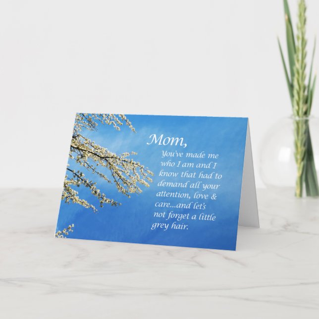 Carte Bonne fête des mères ! ! ! (Devant)