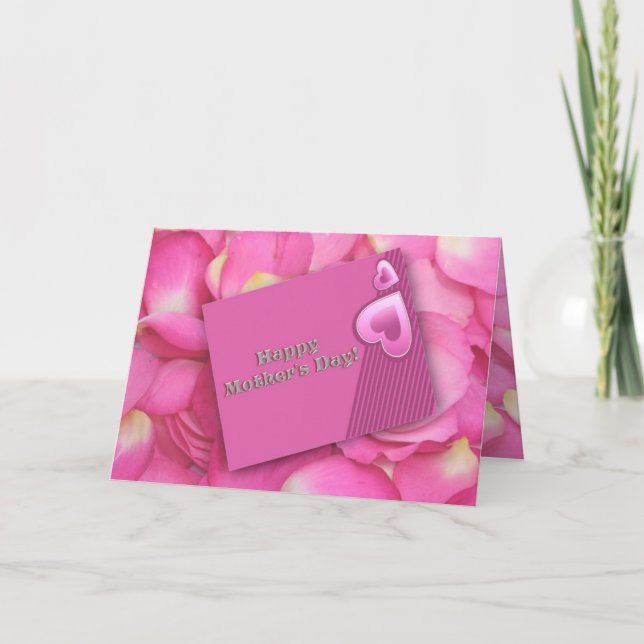 Carte Bonne fête des mères (Devant)