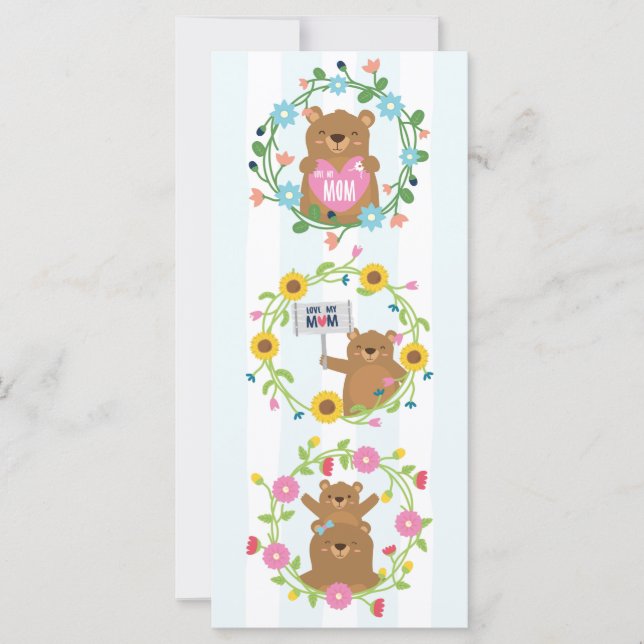 Carte Bonne fête des mères (Devant)