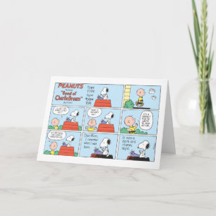 Carte Bonne fête des Mères   Bande dessinée Peanuts Snoo