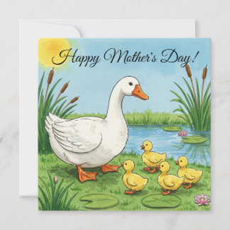 Carte Bonne Fête des Mères - Mama Goose
