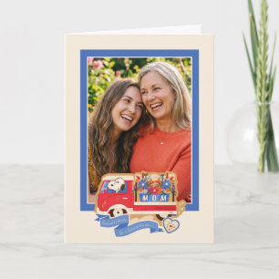 Carte Bonne fête des Mères   Photo personnalisable Snoop