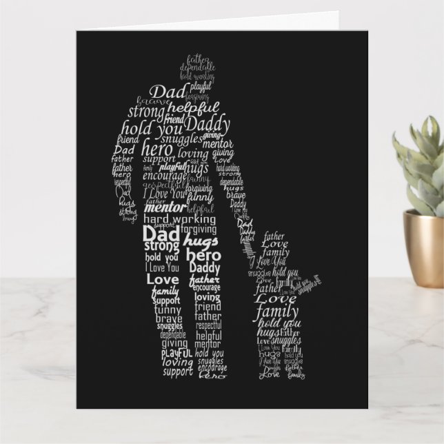 Carte Bonne Fête des pères (Petite plante)