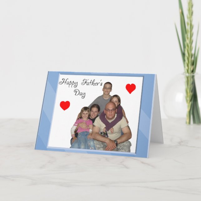 Carte Bonne Fête des pères (Devant)