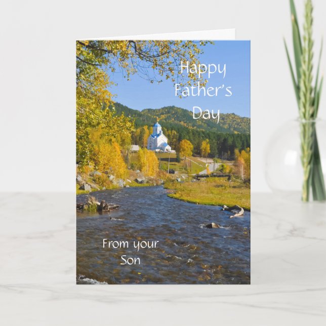 Carte Bonne Fête des pères, De Ton Fils (Devant)