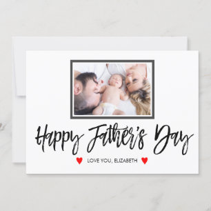 Carte Bonne Fête des pères personnalisée avec photo