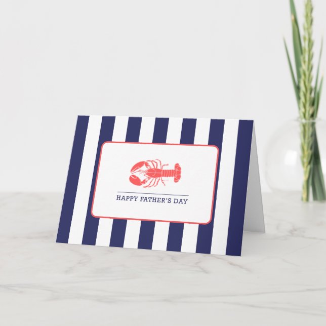 Carte Bonne Fête des pères - Style côte Est (Devant)