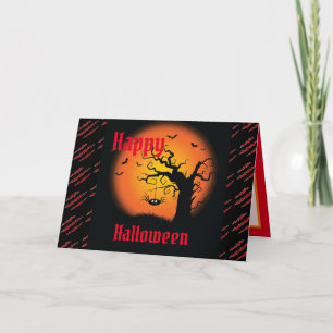 Carte Bonne fête d'Halloween