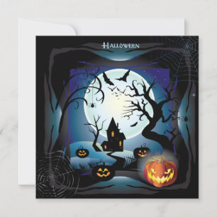 Carte Bonne fête d'Halloween "Treat or Trick"