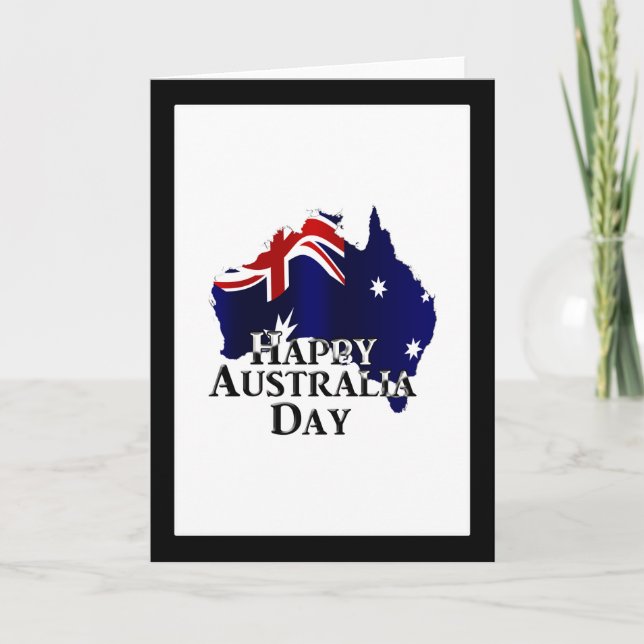 Carte Bonne fête nationale australienne (Devant)