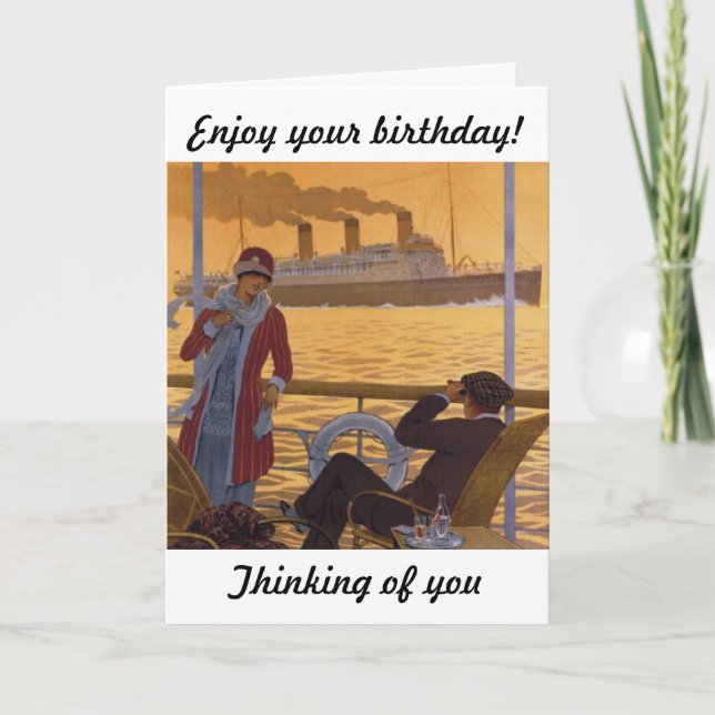Carte Bonne fête pour ton anniversaire (Devant)