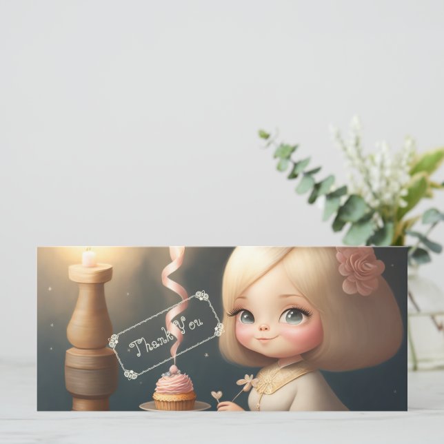 Carte Bonne fille anniversaire 01 (Debout devant)