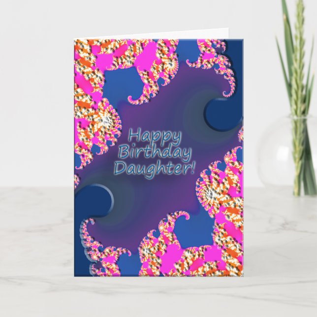 Carte Bonne fille d'anniversaire ! (Devant)