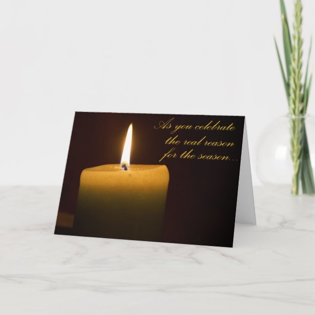 Carte Bonne flamme de solstice (Devant)