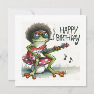 Carte Bonne Guitare électrique d'anniversaire