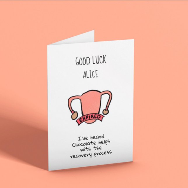 Carte Bonne Hystérectomie de chance (Créateur téléchargé)