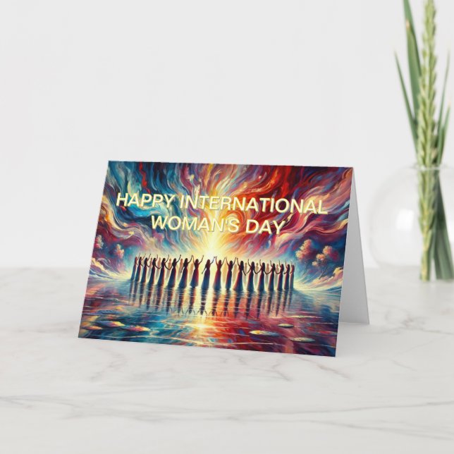 Carte Bonne Journée internationale de la femme (Devant)