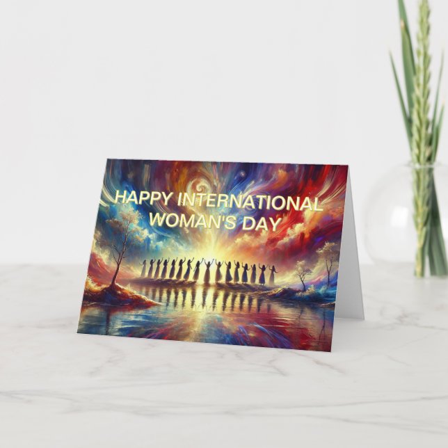 Carte Bonne Journée internationale de la femme (Devant)