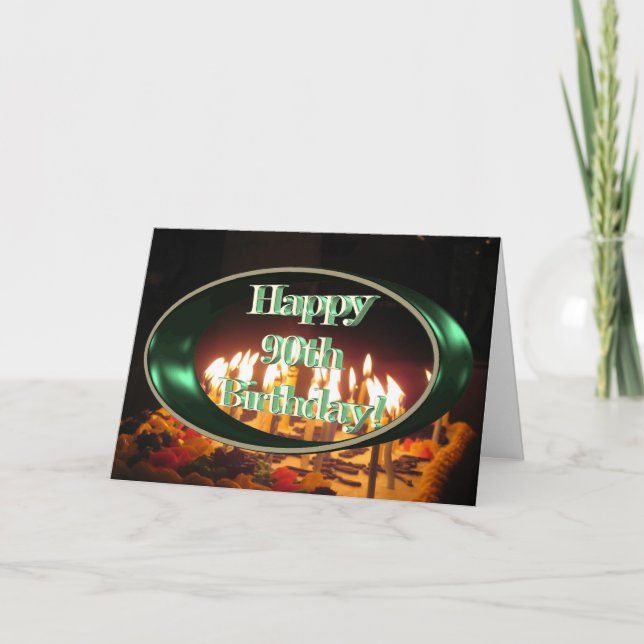 Carte Bonne maman 90e anniversaire (Devant)